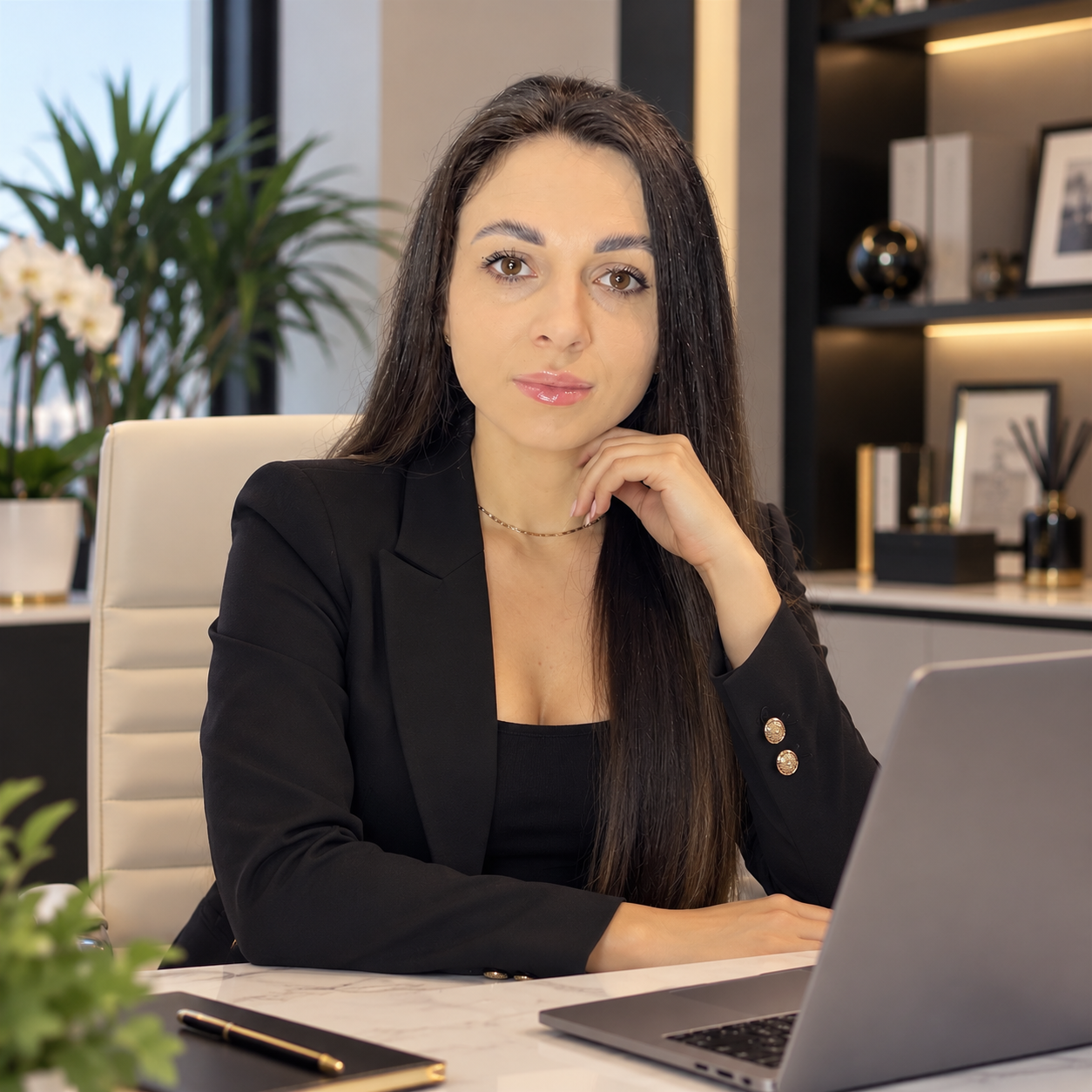 Marina Bogasieru — professional office portrait